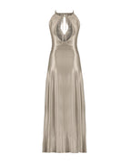 vestido longo Roudge Champagne