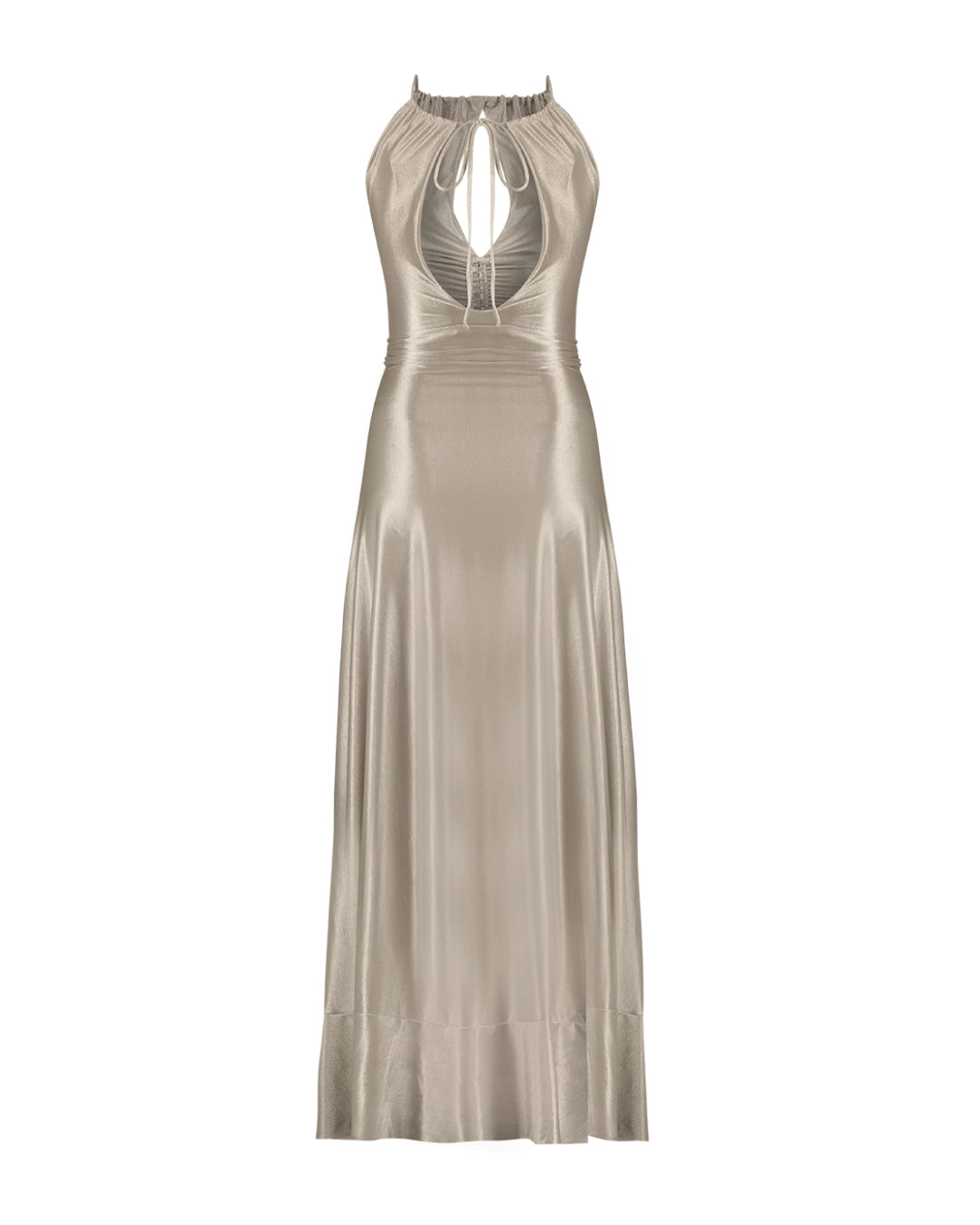 vestido longo Roudge Champagne