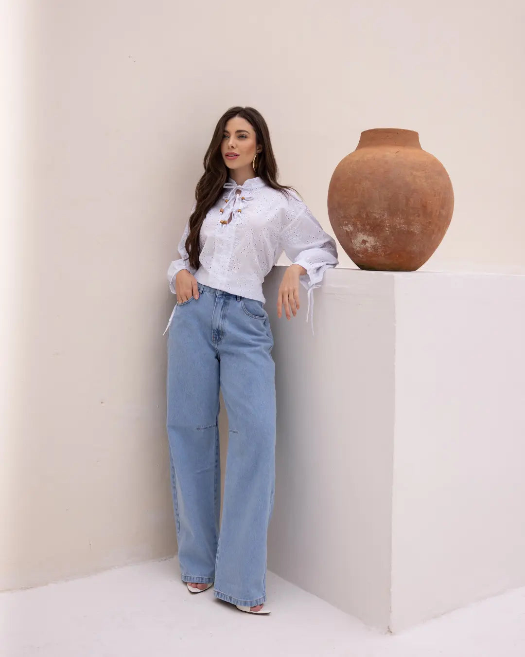 Calça Reta Jeans