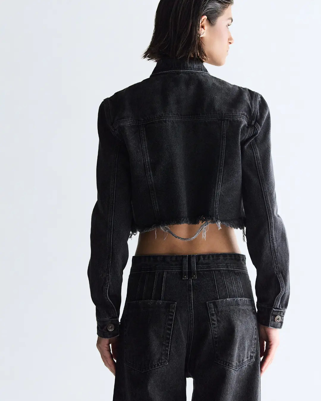 D04JAQ01 - JAQUETA CROPPED SWAROVSKI®