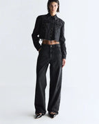 D04JAQ01 - JAQUETA CROPPED SWAROVSKI®