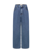 Calça Pantalona Jeans