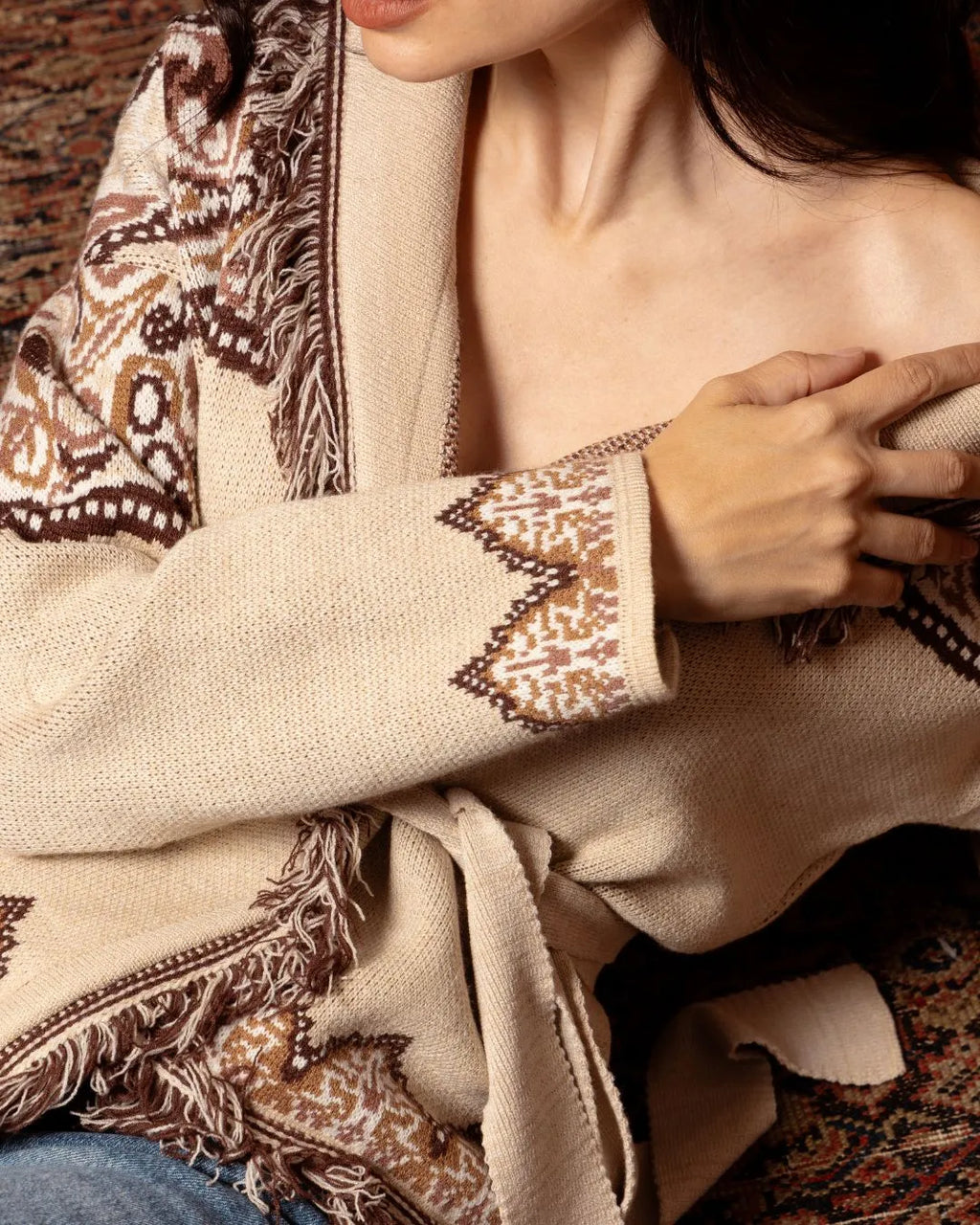 Kimono Salamanca Bege
