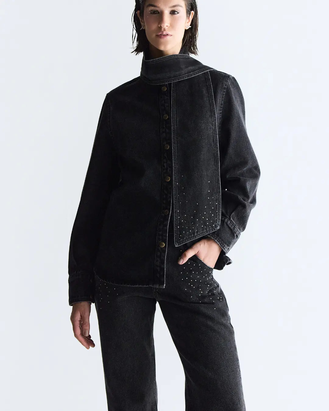 D04CAM01 - CAMISA SWAROVSKI®