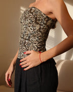 333 Align Corset - Paisley Escuro