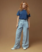 Calça Salopete Pantalona