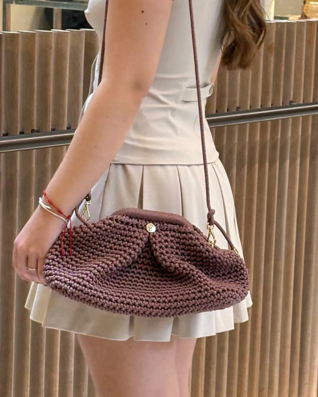 Bolsa Clutch - Champanhe