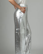 Calça de Sereia Prateada