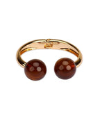 Pulseira dourada bola tartaruga