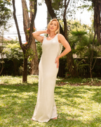 Vestido Oscarina Prata