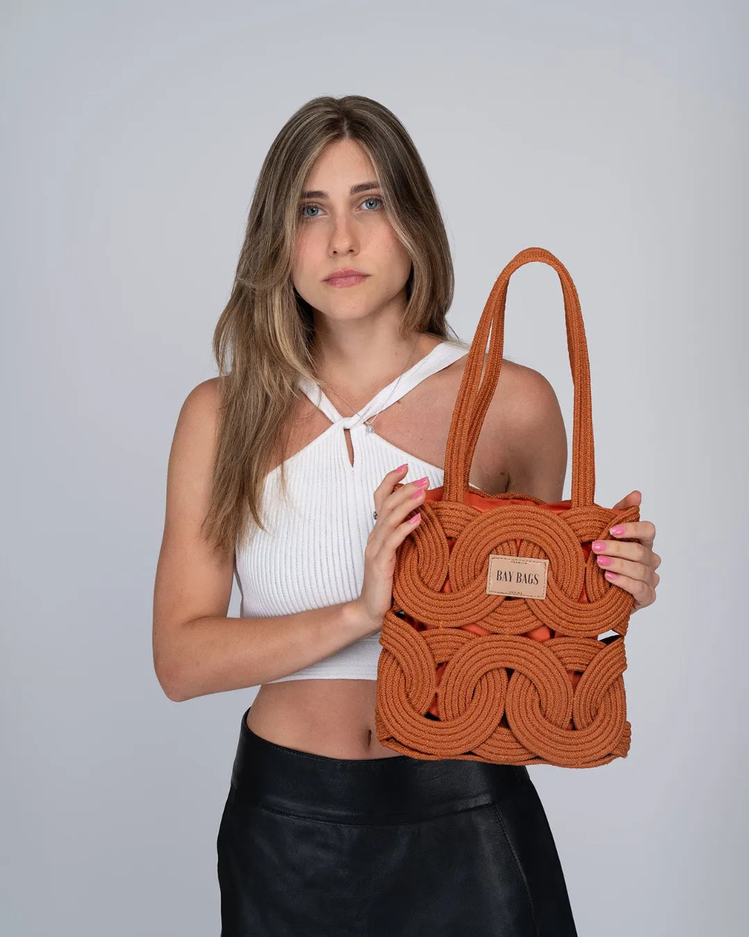 Bolsa Small Tote - Pêssego