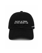 Boné ``I´m not as think, as you drunk I am``