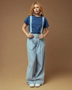 Calça Salopete Pantalona