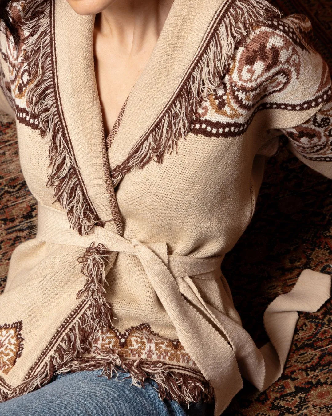 Kimono Salamanca Bege