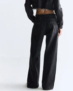 D04CAL02 - CALÇA OVERSIZED SWAROVSKI®