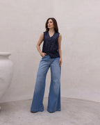 Calça Flare Jeans