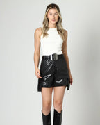 Shorts Isabela Texturiza Preto