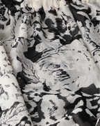 Calça aladim estampada 100% seda