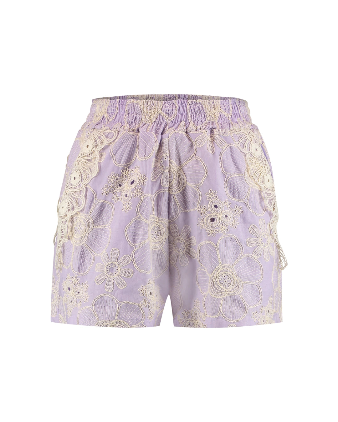 Shorts Maré Corais Lilás