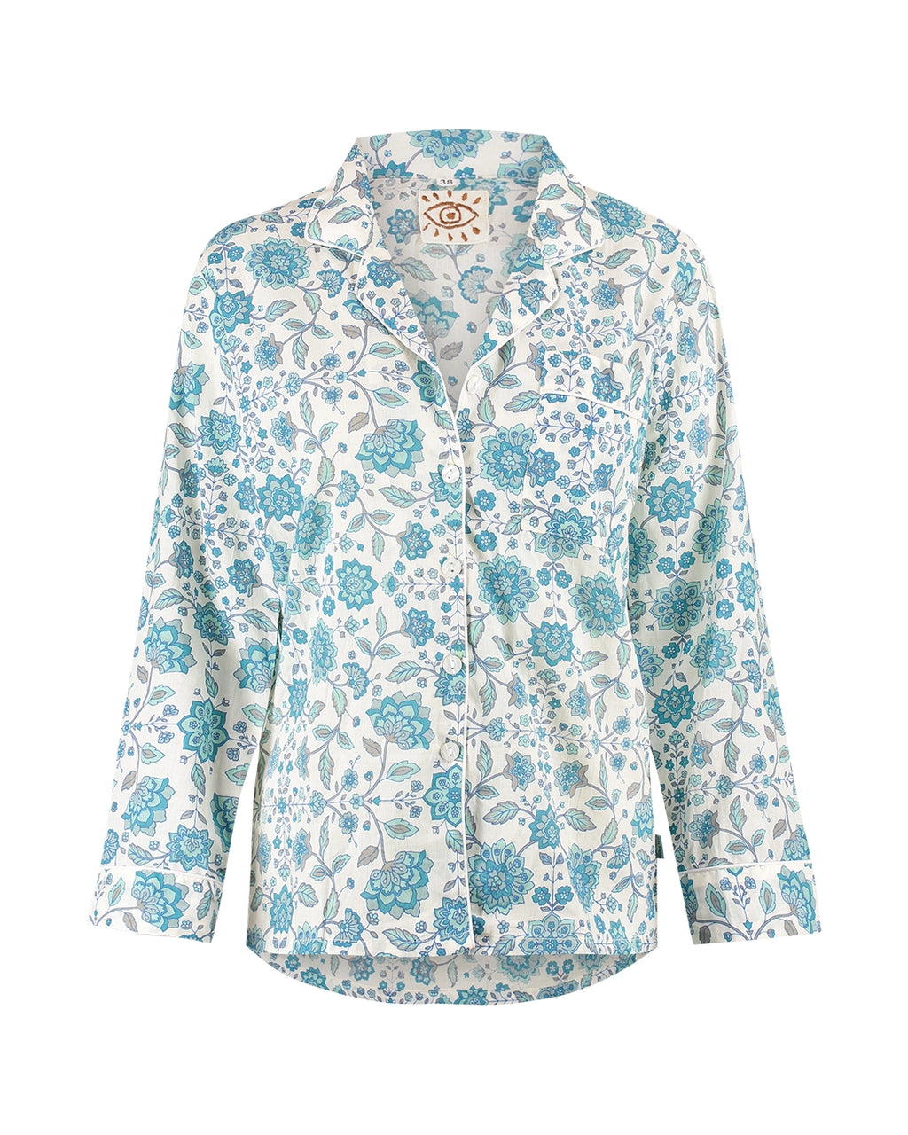 Pijama Estampado - Azul