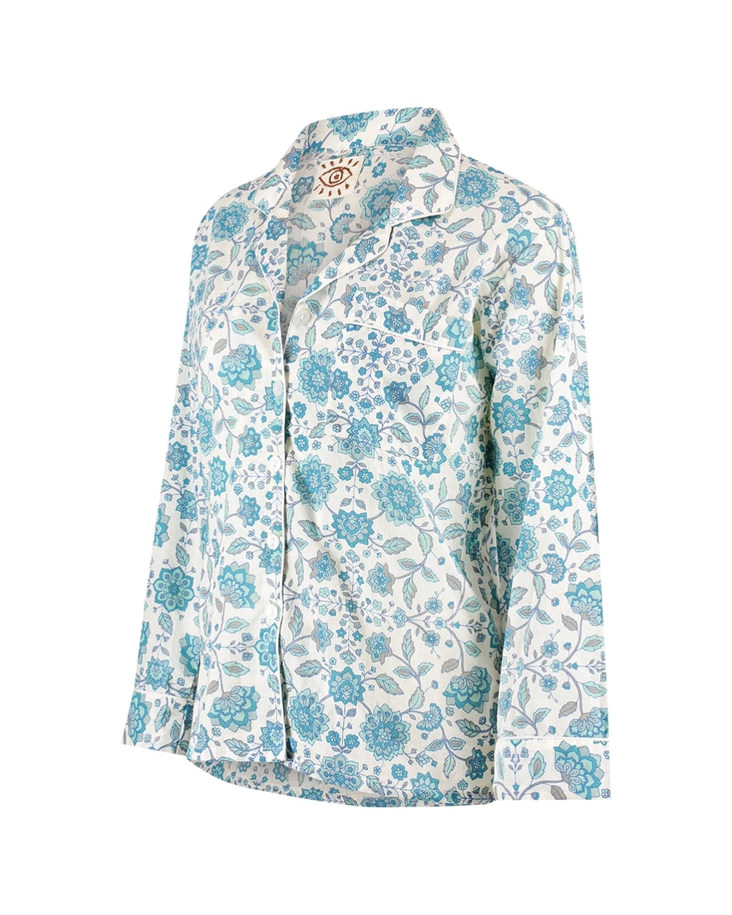 Pijama Estampado - Azul