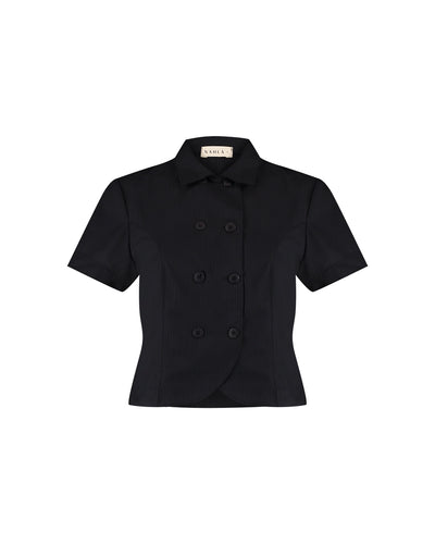 Colete Risca de giz preto