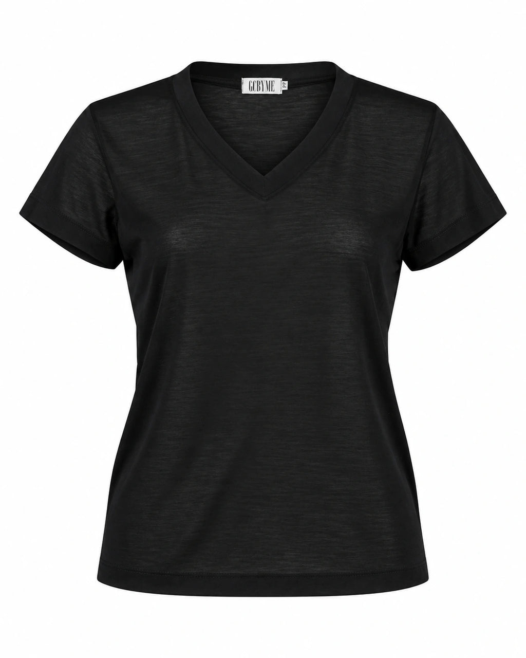 T-shirt básica preta