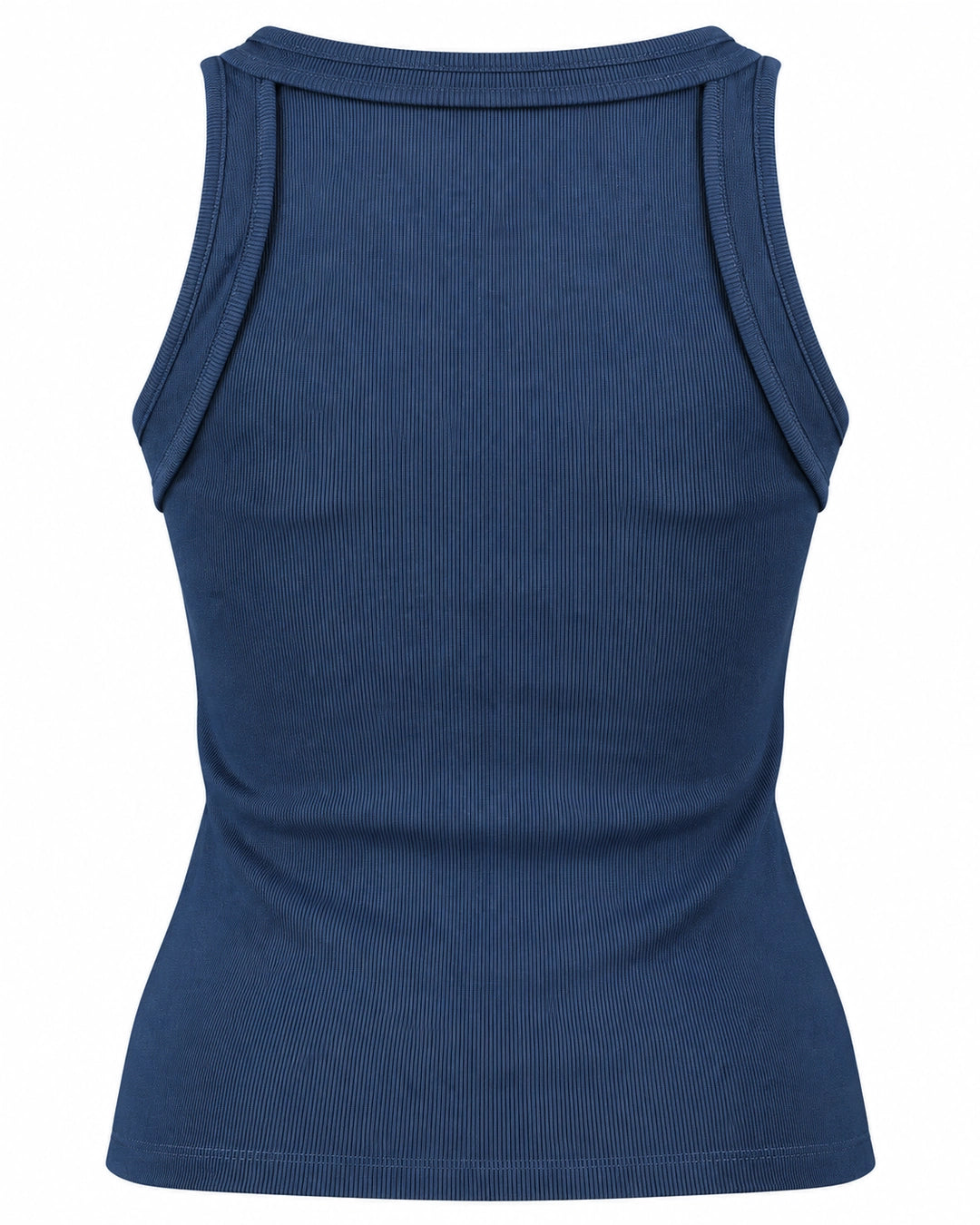 Regata canelada azul