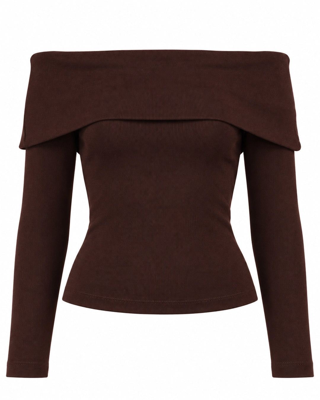 Blusa Fold marrom