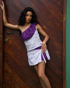 Blusa Pétala do Mar Lilás