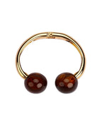 Pulseira dourada bola tartaruga