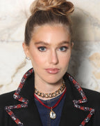 Chocker veludo bordô cristal