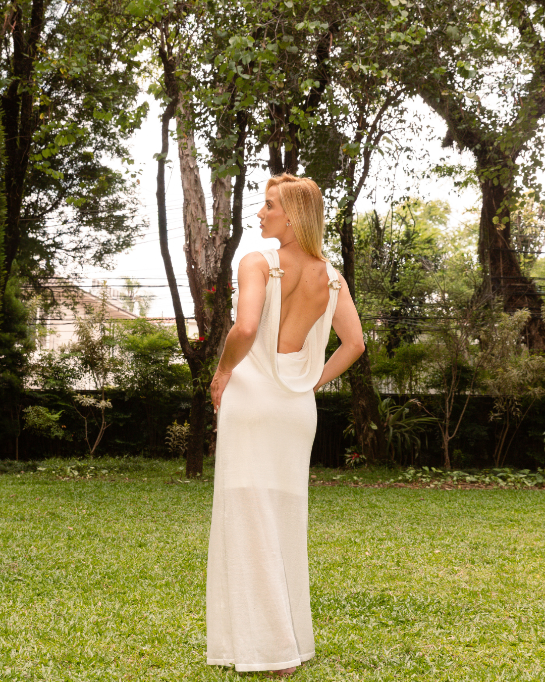 Vestido Oscarina Off White