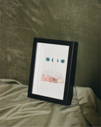 Colagem enquadrada lua P