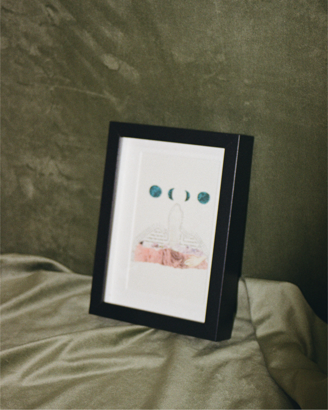 Colagem enquadrada lua P