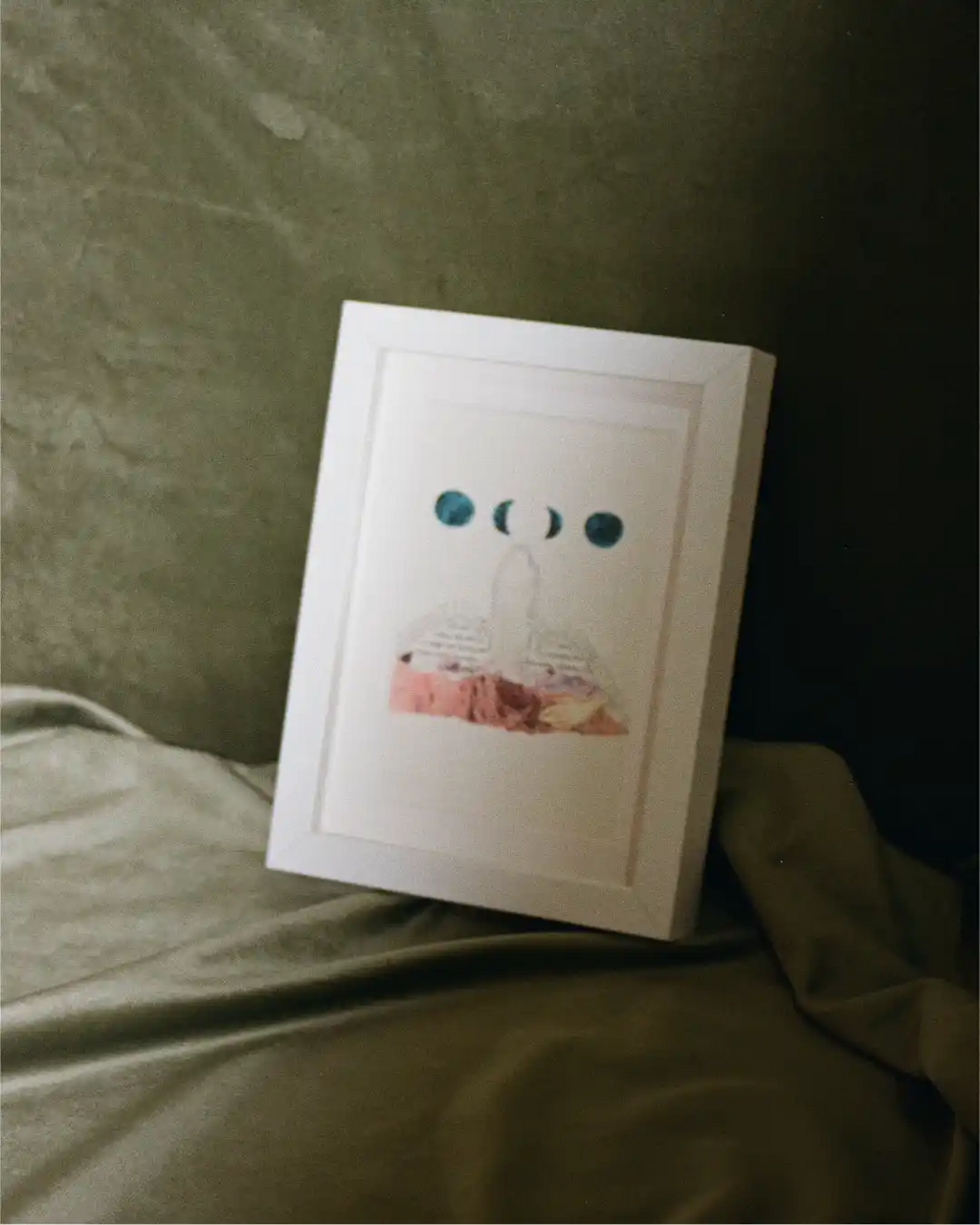 Colagem enquadrada lua P