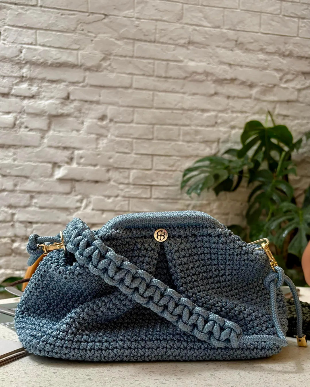 Bolsa Clutch - Azul Safira