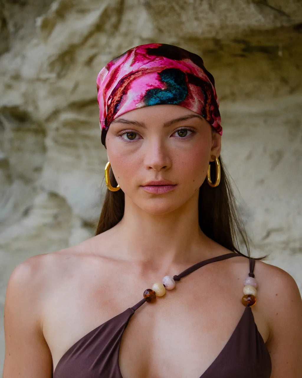 Bandana Luz do Deserto - Rosa