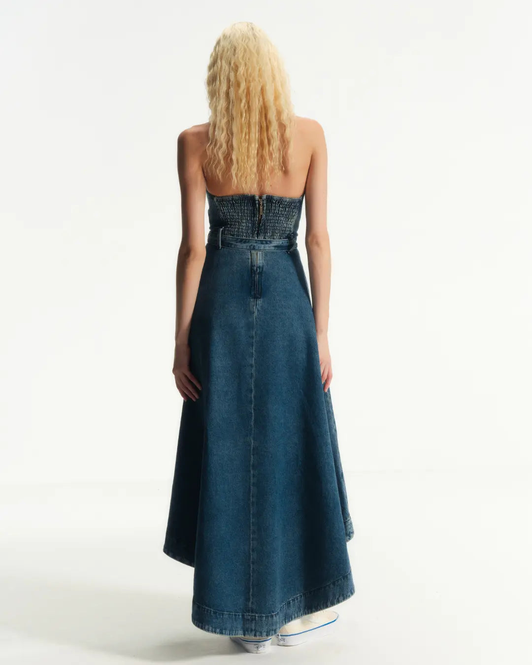 P04VES01 - VESTIDO RODADO BLUE DENIM STONE