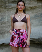 Shorts Duna em Seda Touch - Rosa Mineral