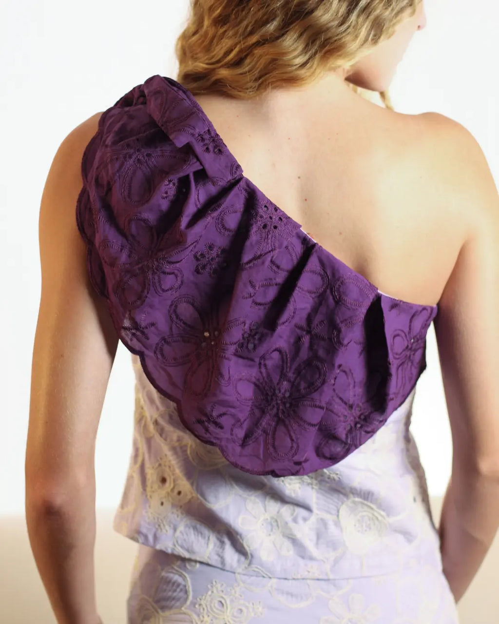 Blusa Pétala do Mar Lilás