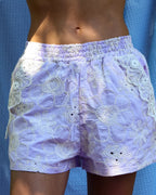 Shorts Maré Corais Lilás