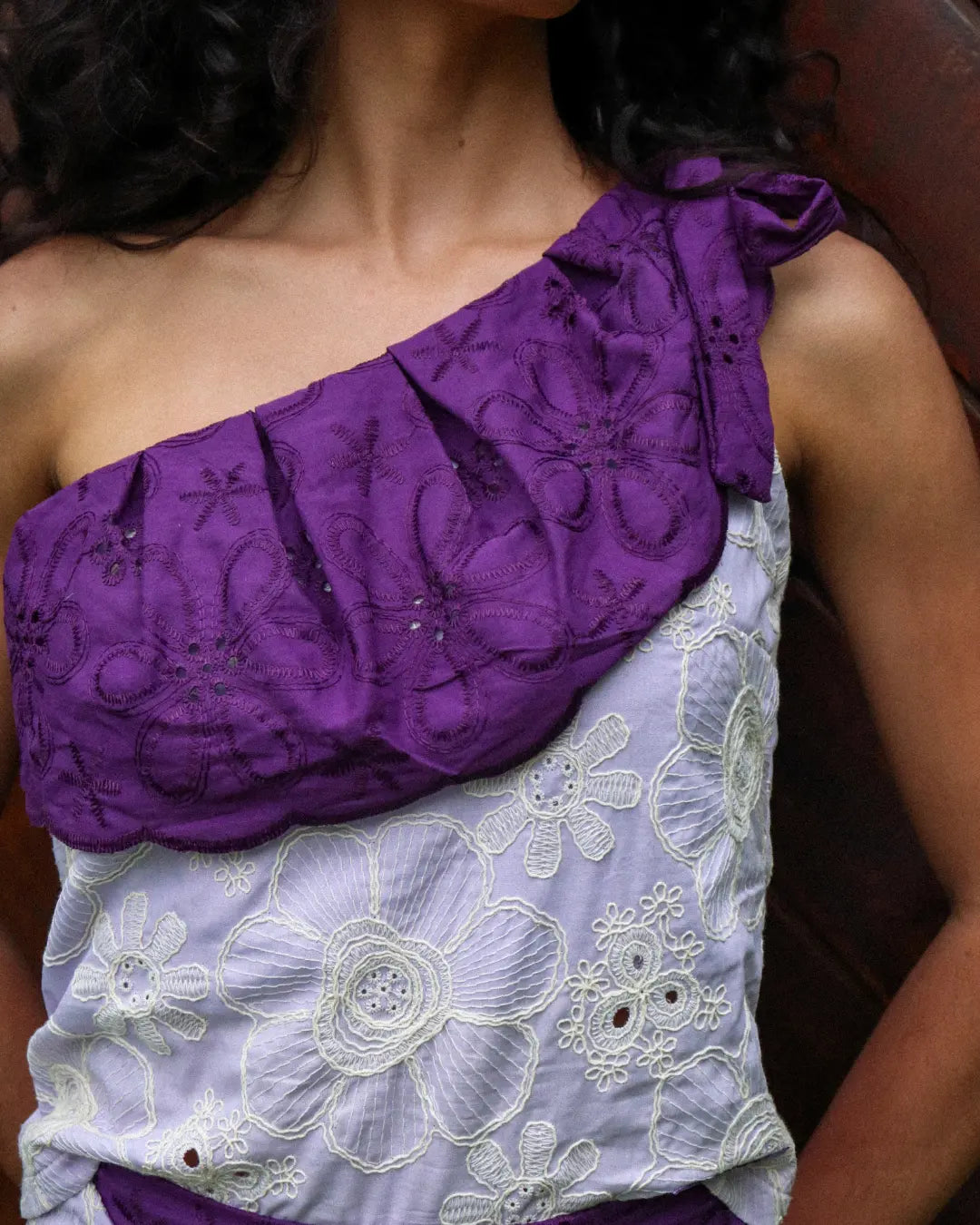 Blusa Pétala do Mar Lilás