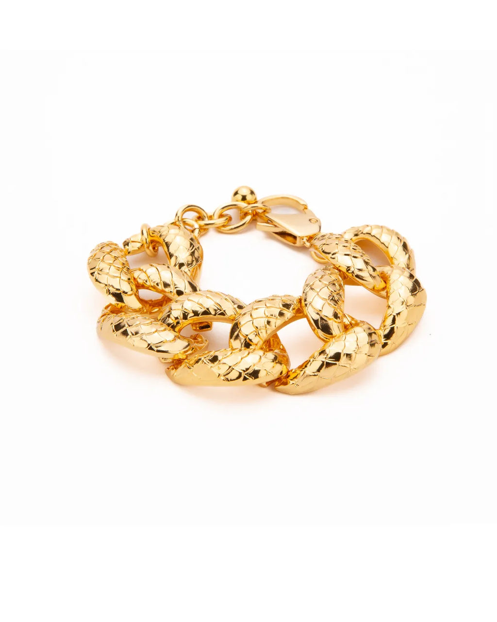 Pulseira lezar dourada