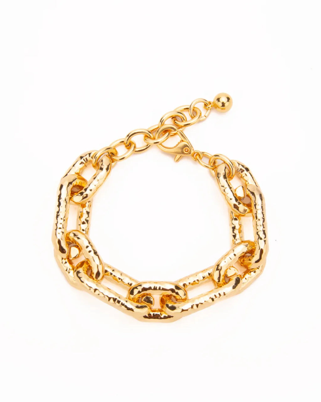 Pulseira elos oval machetada