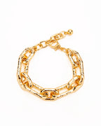 Pulseira elos oval machetada