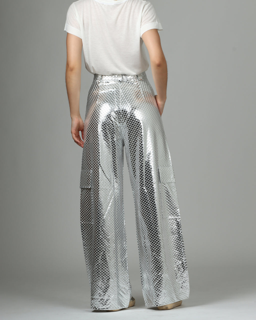 Calça de Sereia Prateada