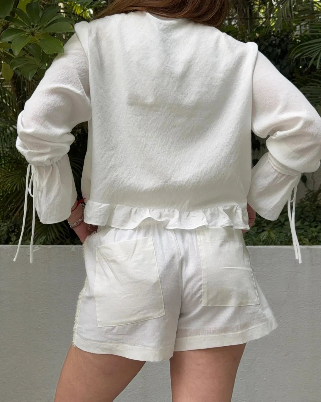 Shorts branco Siena