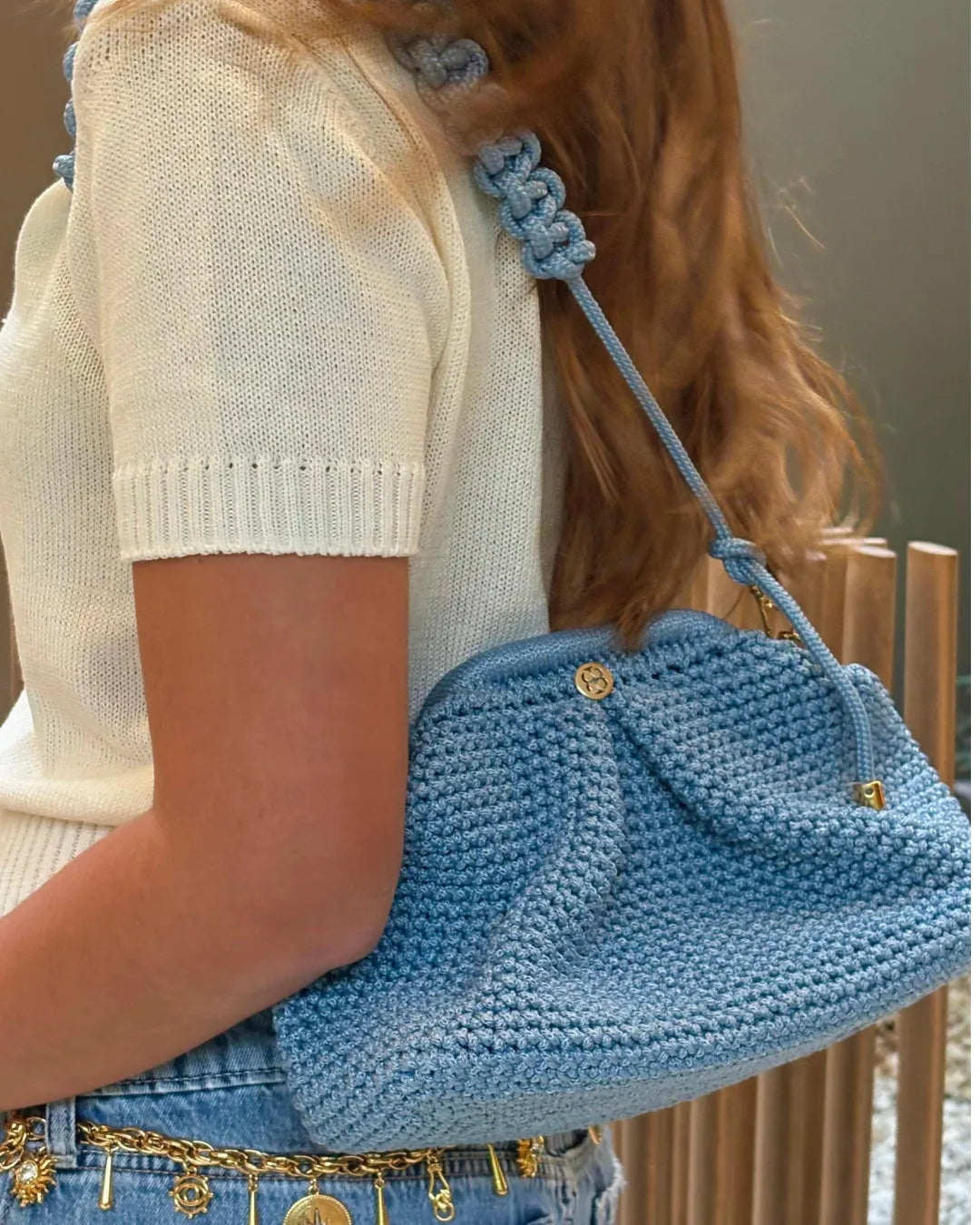 Bolsa Clutch - Azul Safira