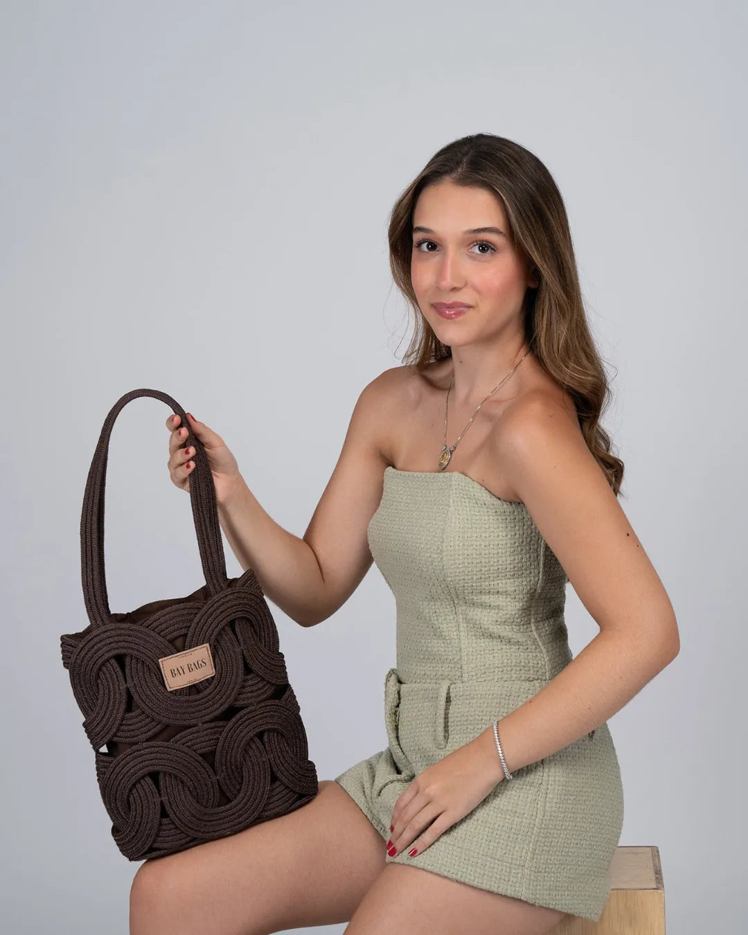 Bolsa Small Tote - Marrom Carvalho